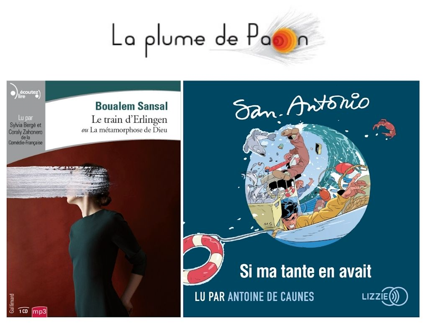Sélection du livre audio 2020 – La plume de Paon