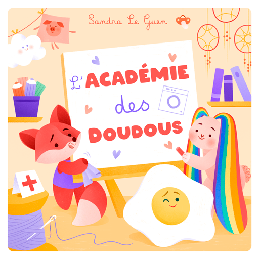 « L&rsquo;académie des doudous » de Sandra le Guen, raconté par 4 comédiens.